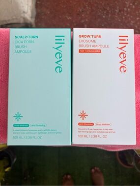 Lilyeve GrowTurn Exosome + ScalpTurn Cica PDRN Ampoule 100mL Set